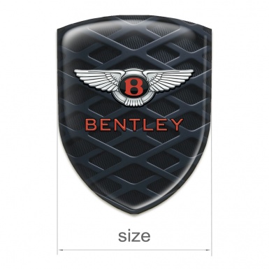 Bentley Silicone Emblem Stylish 3D Grid Effect 