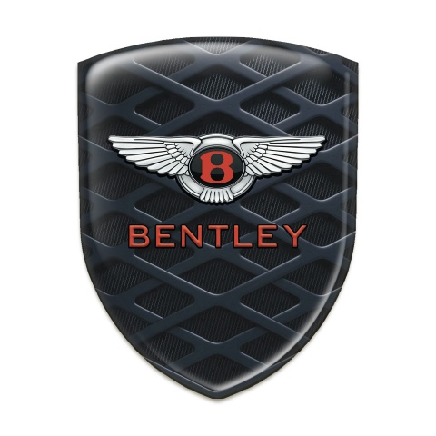 Bentley Silicone Emblem Stylish 3D Grid Effect 