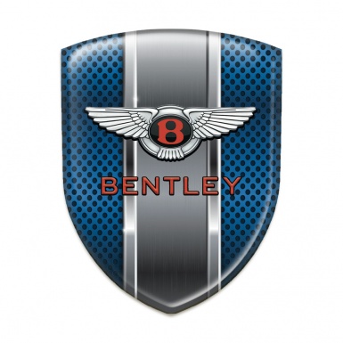 Bentley Resin Sticker Blue mesh with Metal Panel Variant 