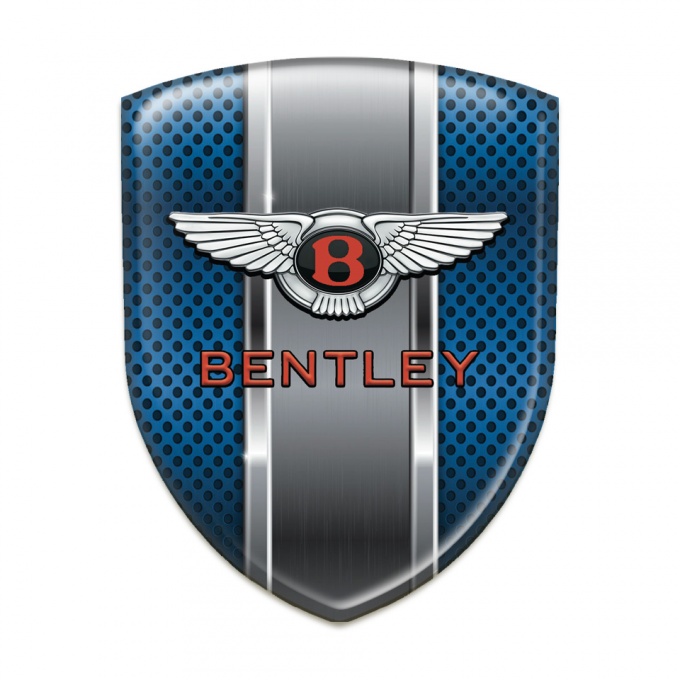 Bentley Resin Sticker Blue mesh with Metal Panel Variant 
