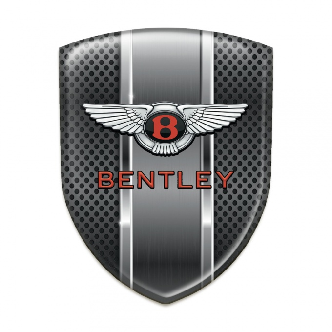 Bentley 3D Gel Emblem Metal Mesh with Metal Panel Style 