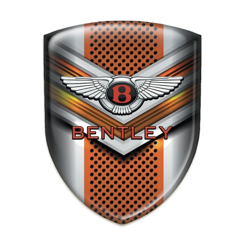 Bentley Self Adhesive Car logo Emblem V Shape Copper Element Variant 