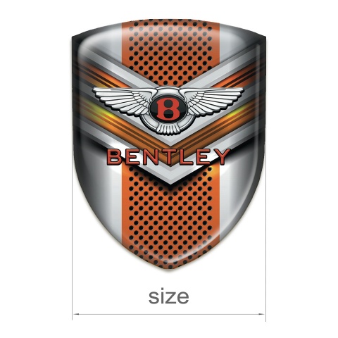 Bentley Self Adhesive Car logo Emblem V Shape Copper Element Variant 