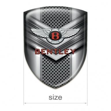 Bentley Car Interior Badge Metal V Shape Detail Design 