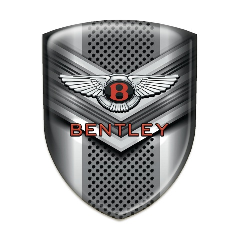 Bentley Car Interior Badge Metal V Shape Detail Design 