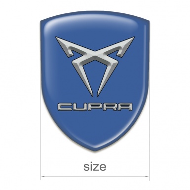 Seat Cupra Tuning Badge Stylish Blue Edition 