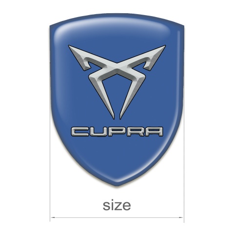 Seat Cupra Tuning Badge Stylish Blue Edition 