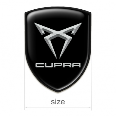 Seat Cupra Self Adhesive Car logo Emblem Black Edition 