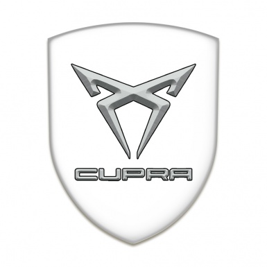 Seat Cupra Car Interior Badge White Edition 