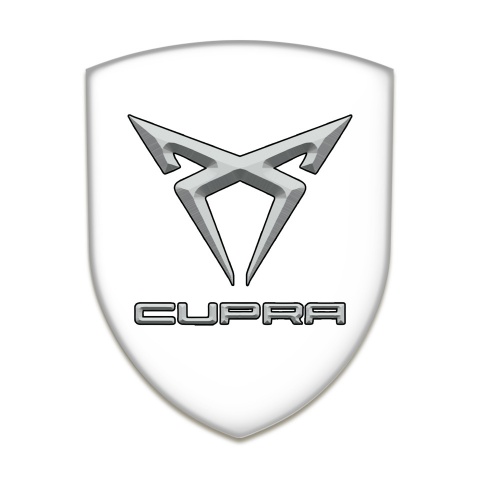 Seat Cupra Car Interior Badge White Edition 