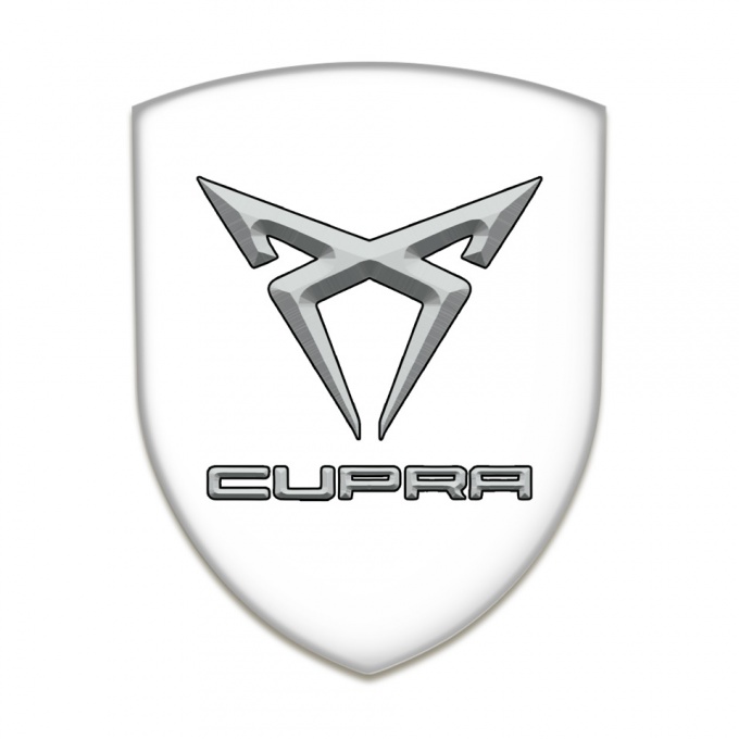 Seat Cupra Car Interior Badge White Edition 
