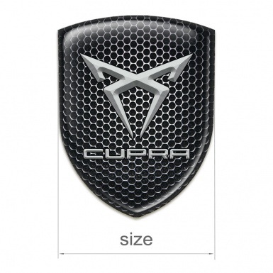 Seat Cupra Emblem Badge Logo Perforated Steel Edition 