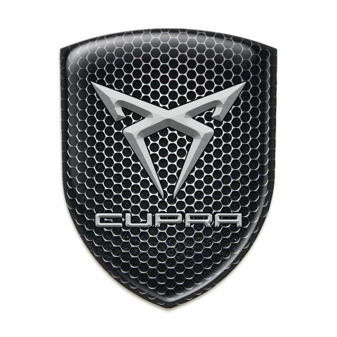 Seat Cupra Emblem Badge Logo Perforated Steel Edition 