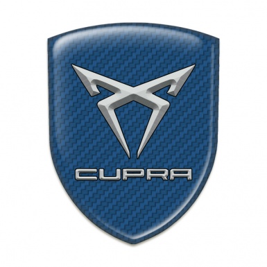 Seat Cupra Tuning Emblem Navy Blue Carbon Edition 