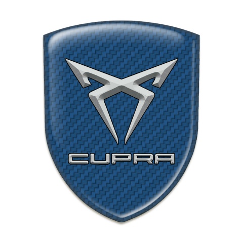 Seat Cupra Tuning Emblem Navy Blue Carbon Edition 