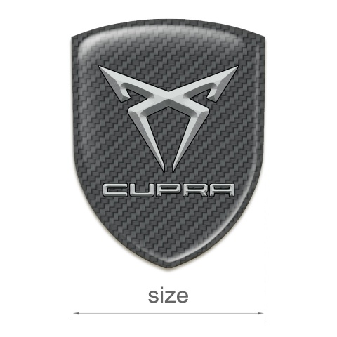 Seat Cupra Self Adhesive Emblem Logo Carbon edition 