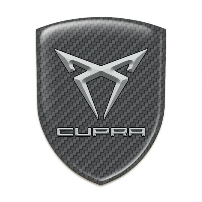 Seat Cupra Self Adhesive Emblem Logo Carbon edition 
