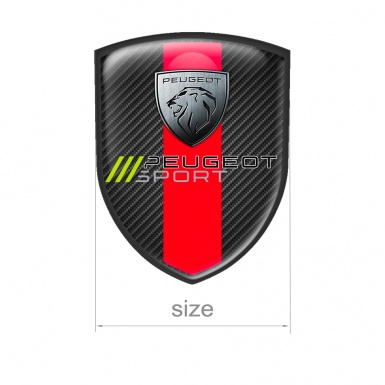 Peugeot Domed Sticker Emblem Sport Edition