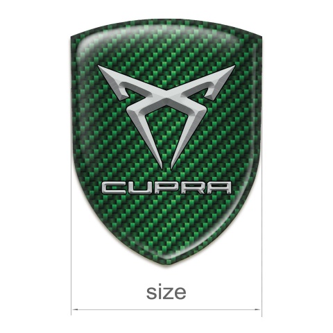 Seat Cupra Resin Sticker Green Carbon Edition 