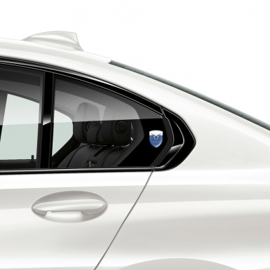 Seat Cupra Silicone Badge Blue White Design 