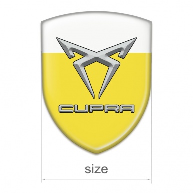 Seat Cupra Silicone Shield Yellow White Design 