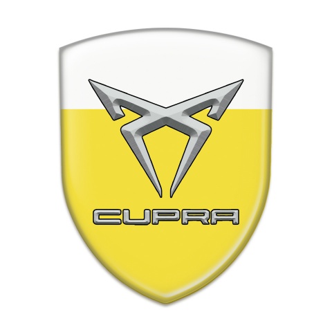 Seat Cupra Silicone Shield Yellow White Design 