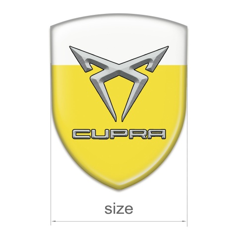 Seat Cupra Silicone Shield Yellow White Design 
