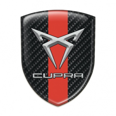 Seat Cupra Silicone Shield Black Carbon with Red Band 