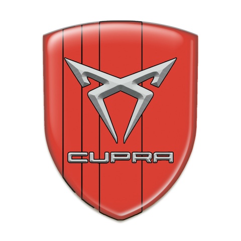 Seat Cupra Tuning Emblem Stylish Red Style 