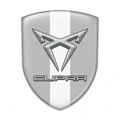 Seat Cupra Silicone Shield Gray with white tape Style 