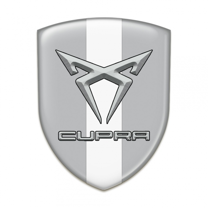 Seat Cupra Silicone Shield Gray with white tape Style 