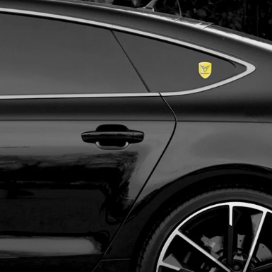 Seat Cupra Emblem Exterior Yellow with White Stripes Edition 