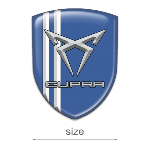 Seat Cupra Emblem Interior Blue With White Stripes edition 