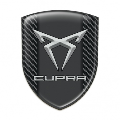 Seat Cupra Silicone Badge Deark Carbon Pattern 