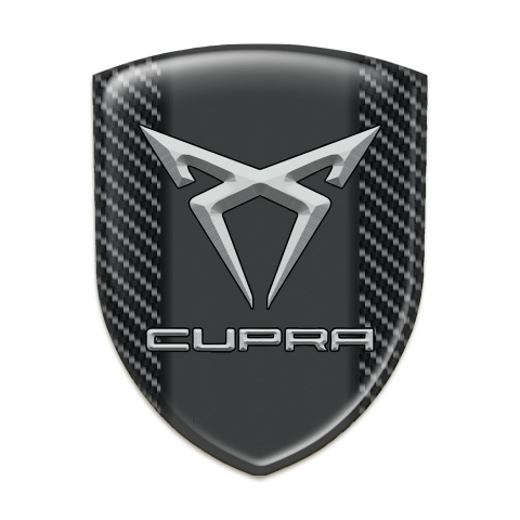 Seat Cupra Silicone Badge Deark Carbon Pattern 