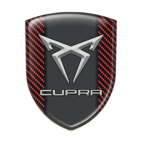Seat Cupra Silicone Shield Red Carbon Pattern 