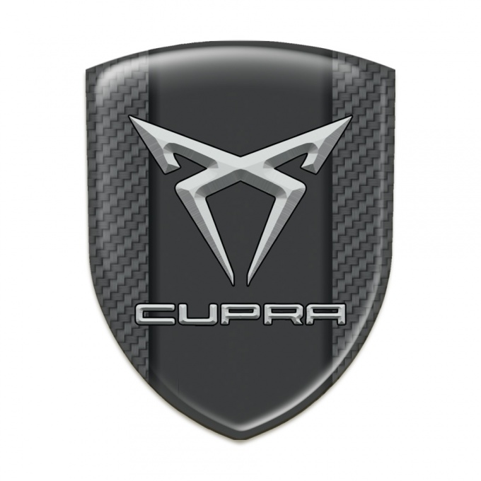 Seat Cupra Car Interior Badge Carbon Pattern 