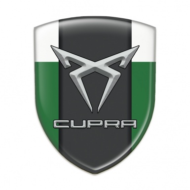 Seat Cupra Emblem Exterior Green White Pattern 