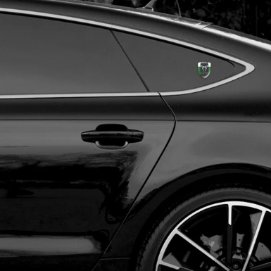 Seat Cupra Emblem Exterior Green White Pattern 