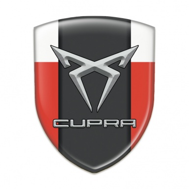 Seat Cupra Emblem Interior Red White Pattern 