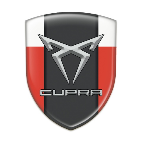 Seat Cupra Emblem Interior Red White Pattern 