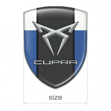 Seat Cupra Tuning Badge Blue White Model 