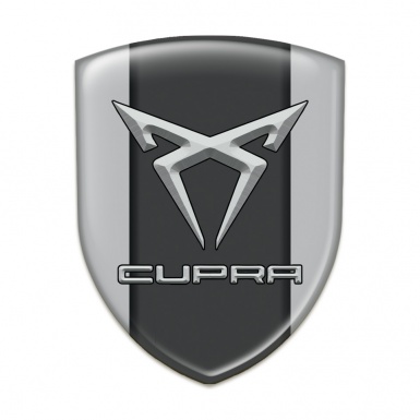 Seat Cupra Logo Emblem Gray base Graphit Panel Design 