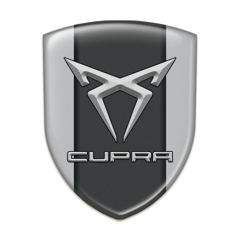 Seat Cupra Logo Emblem Gray base Graphit Panel Design 