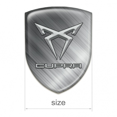 Seat Cupra Resin Sticker Stylish Polished Metal edition 