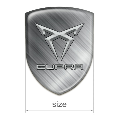 Seat Cupra Resin Sticker Stylish Polished Metal edition 