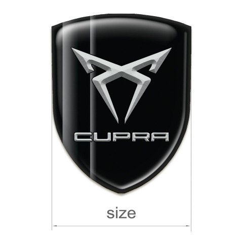 Seat Cupra Silicone Shield Black base Gray Lines Decoration 