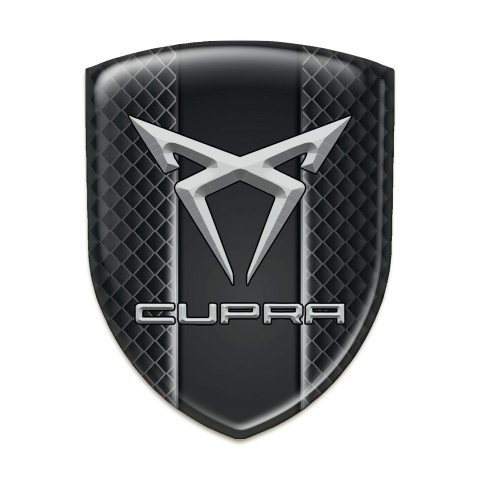 Seat Cupra Logo Emblem Dark Grid Design 