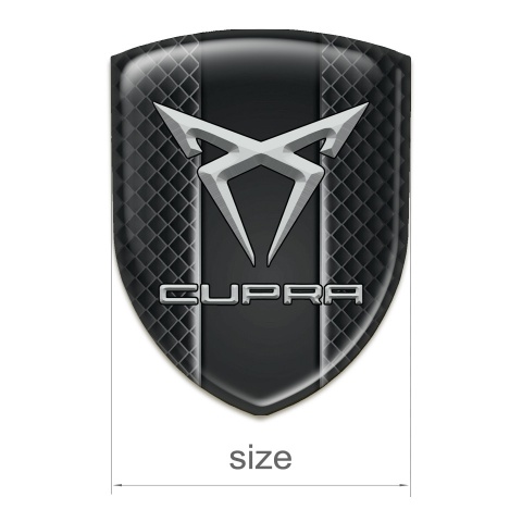 Seat Cupra Logo Emblem Dark Grid Design 