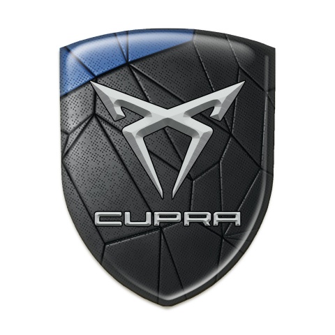 Seat Cupra Tuning Emblem Blue Black Mosaic design 